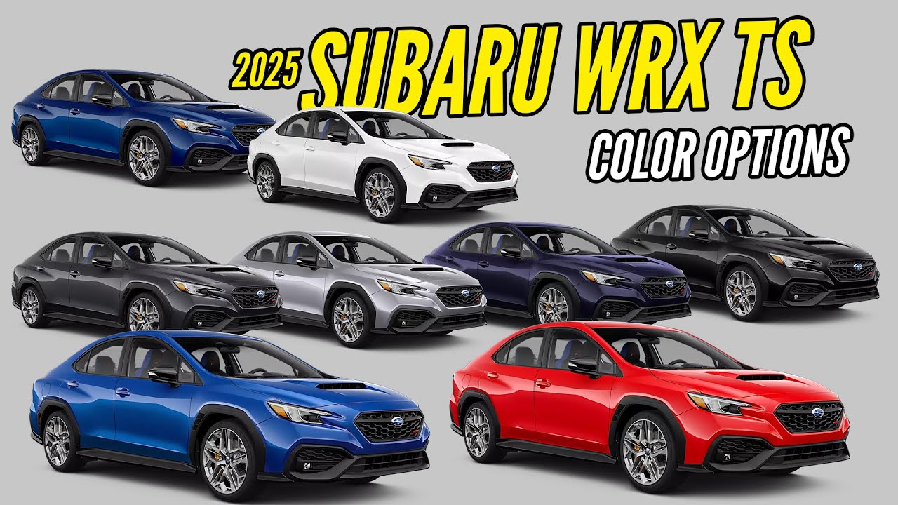 2025 Subaru WRX tS -All Color Options - Images | AUTOBICS