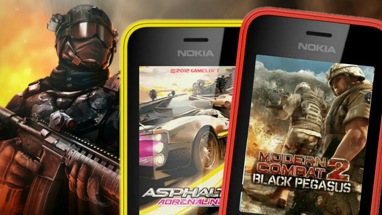 Modern Combat 2 in Nokia 216 Gameplay