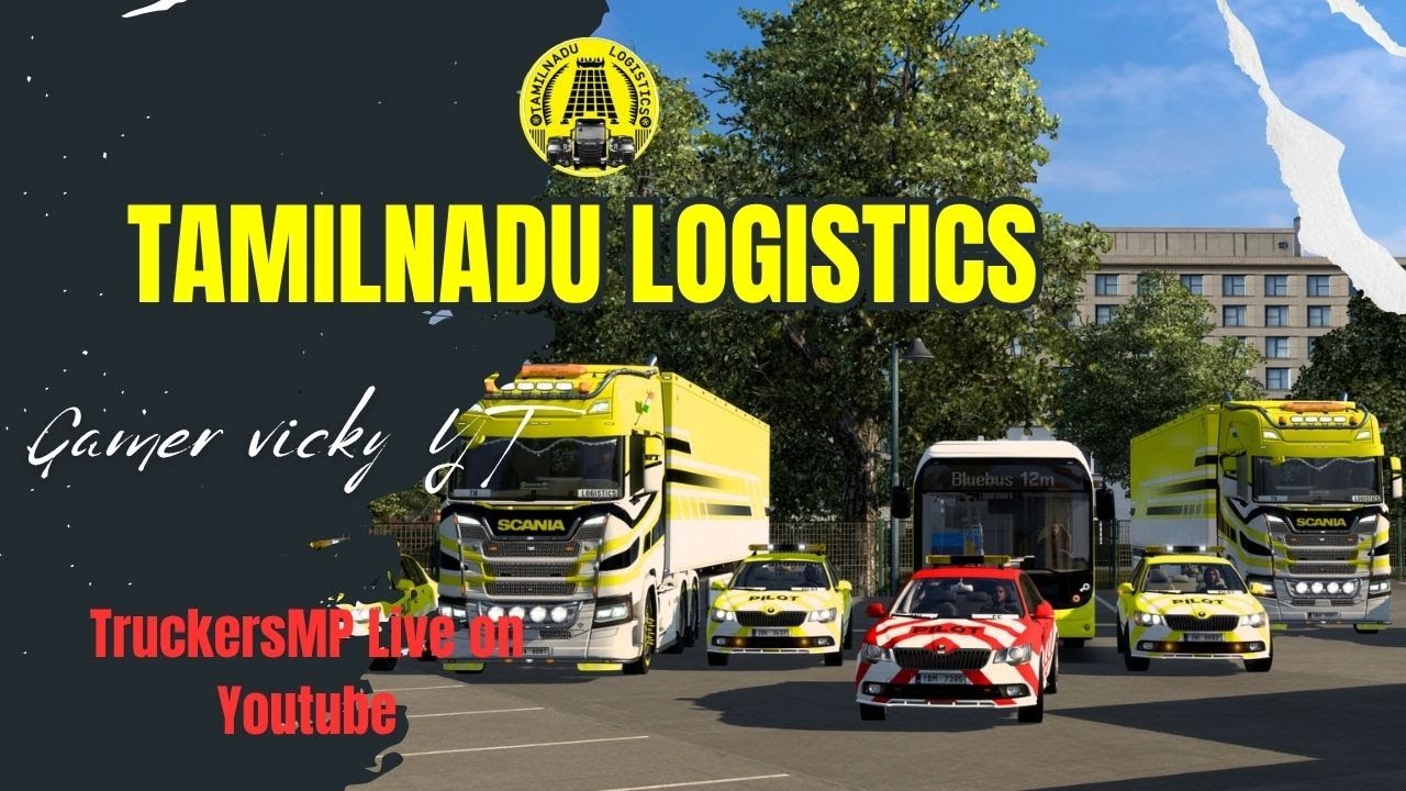 🔴TAMILNADU LOGISTICS Live | ETS 2 Tamil #gamervickyyt #live #tamilnadulogistics