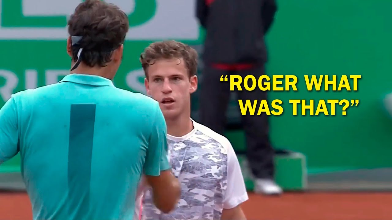 This Rookie was playing his First Grand Slam... Federer Showed him ZERO Mercy!