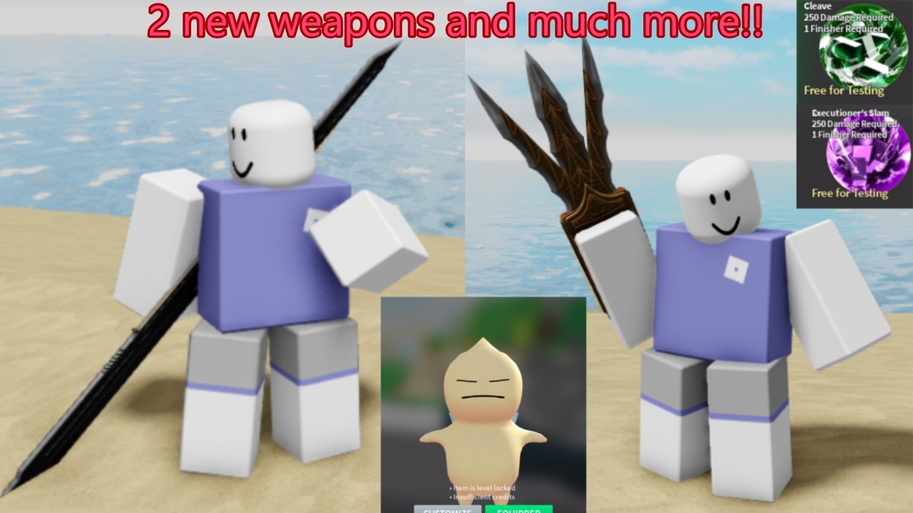 Roblox Combat Warriors new Prototype 003 Ceremonial Katar weapons, puck more!