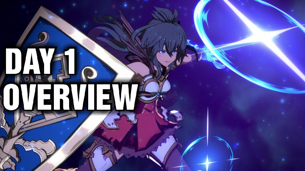 Zooey Day 1 Overview and Basic Combos | Granblue Fantasy Versus