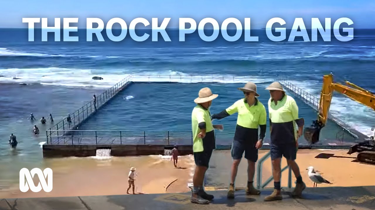 The rock pool gang: the four-person crew who maintain Wollongong’s coastal pools 🏊 | ABC Australia