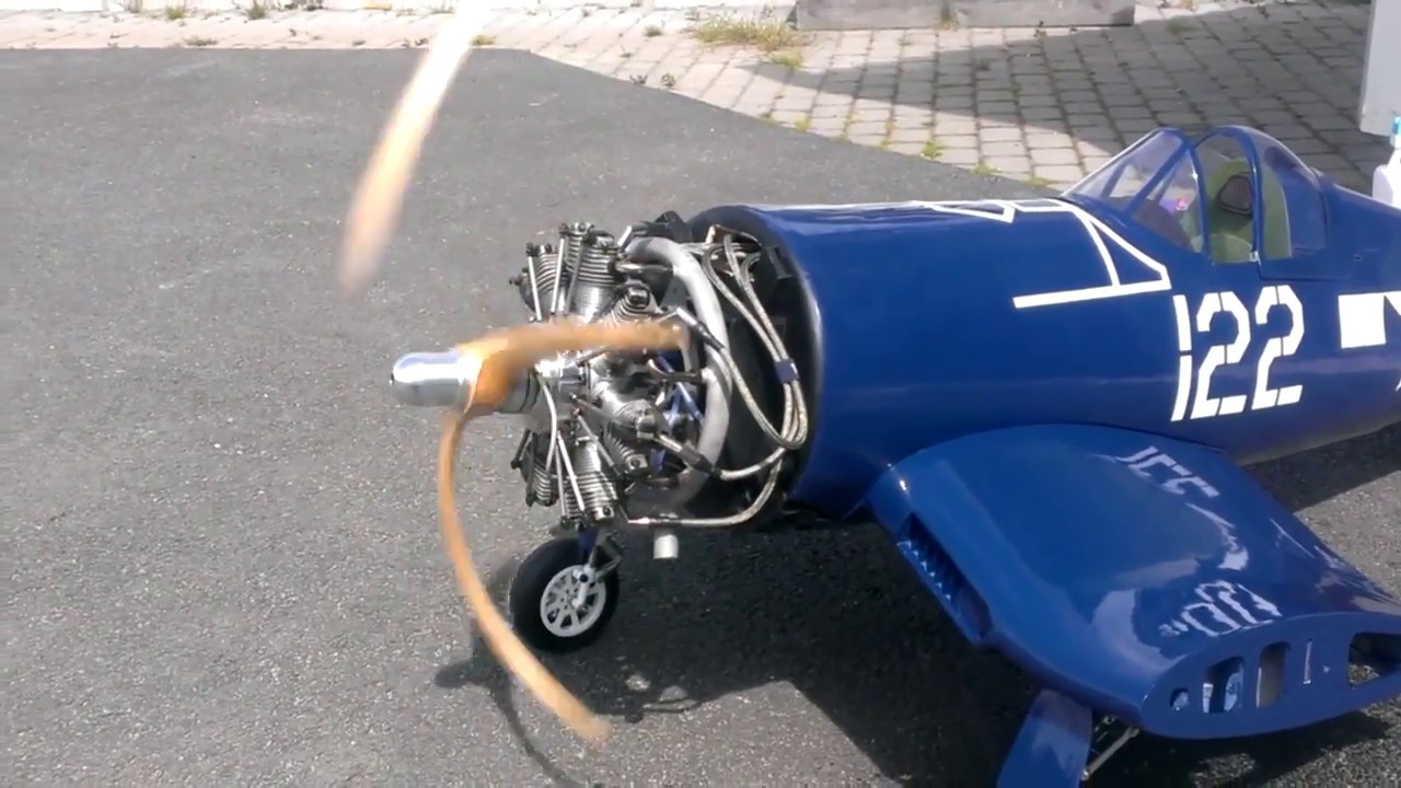TURN UPP THE VOLUME 7 cylinder 77cc  radial engine awesome sound