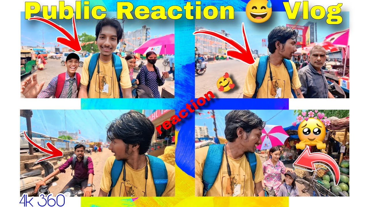 Cute Sister & Funny Uncle Reactions! 😂 public reaction vlog | Desi 360 Vlog | Pawan Unframed 
