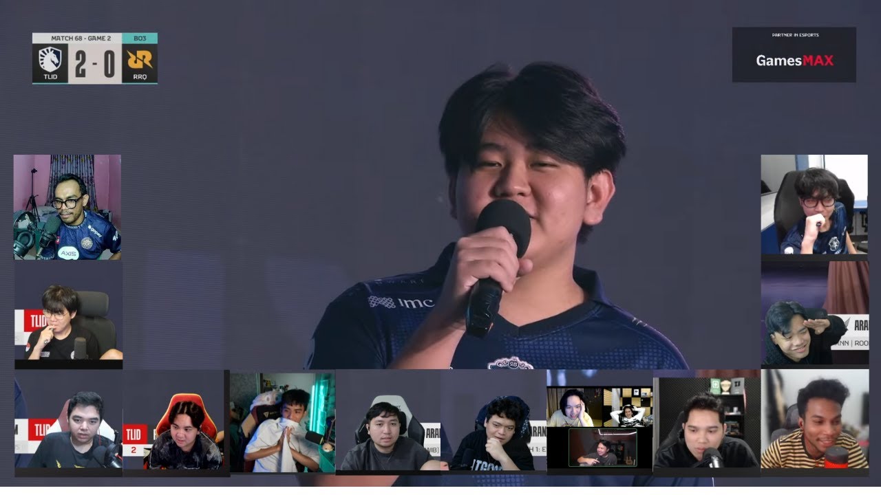 REAKSI STREAMER KETIKA TLID JOOOO TAUNTING RRQ FERXIIC