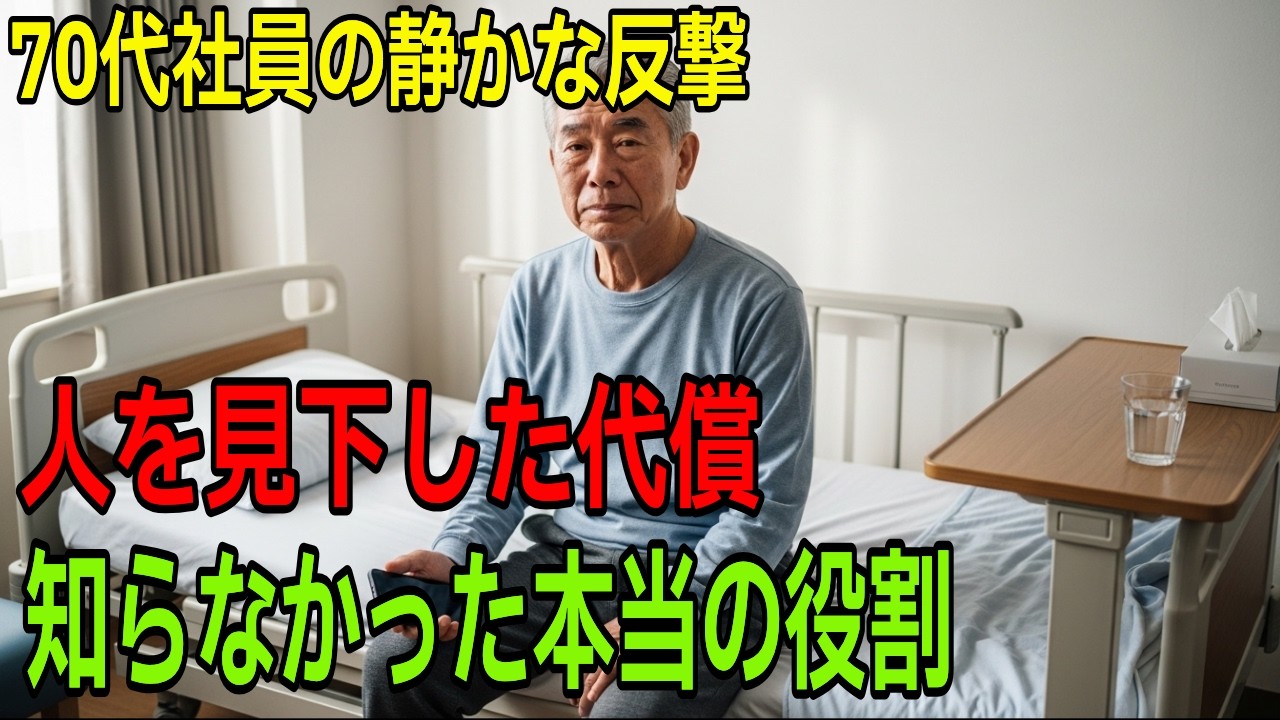 [ 人生ドラマ]「事故で入院した私に『一生寝てろ』と笑った部長の末路」 「70代特許技術者を見下した部長が、すべてを失った日」