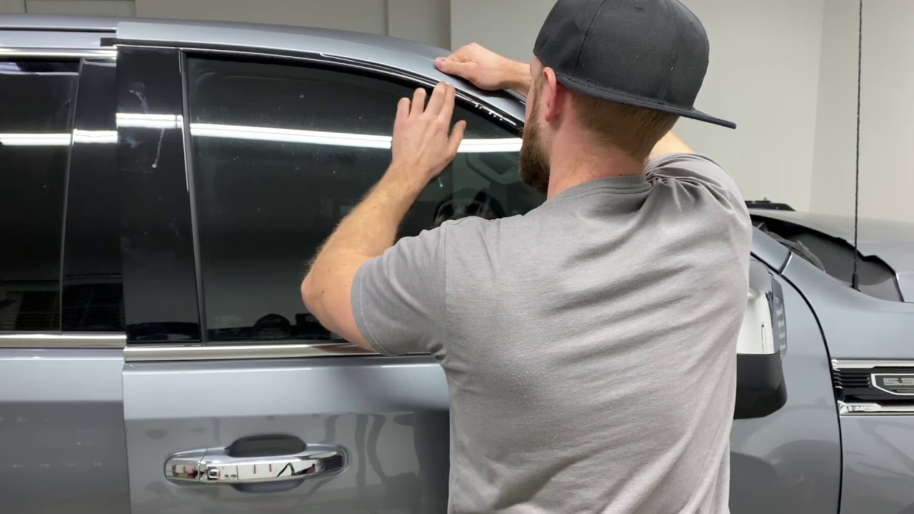 Window Chrome Delete installation for 2019 + Sierra & Silverado Crew Cab