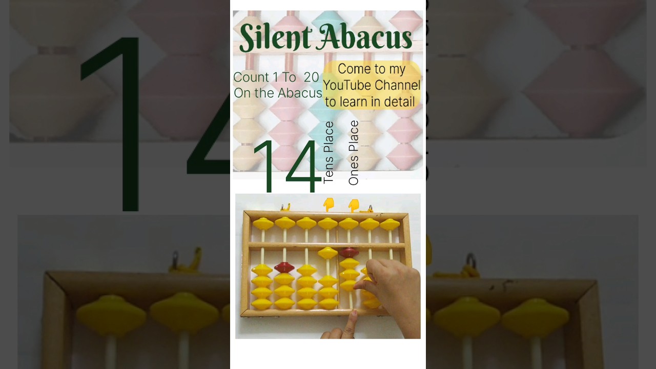 Count 1- 20 on the #abacus #abacuseducation #abacuslearning #abacustechniques