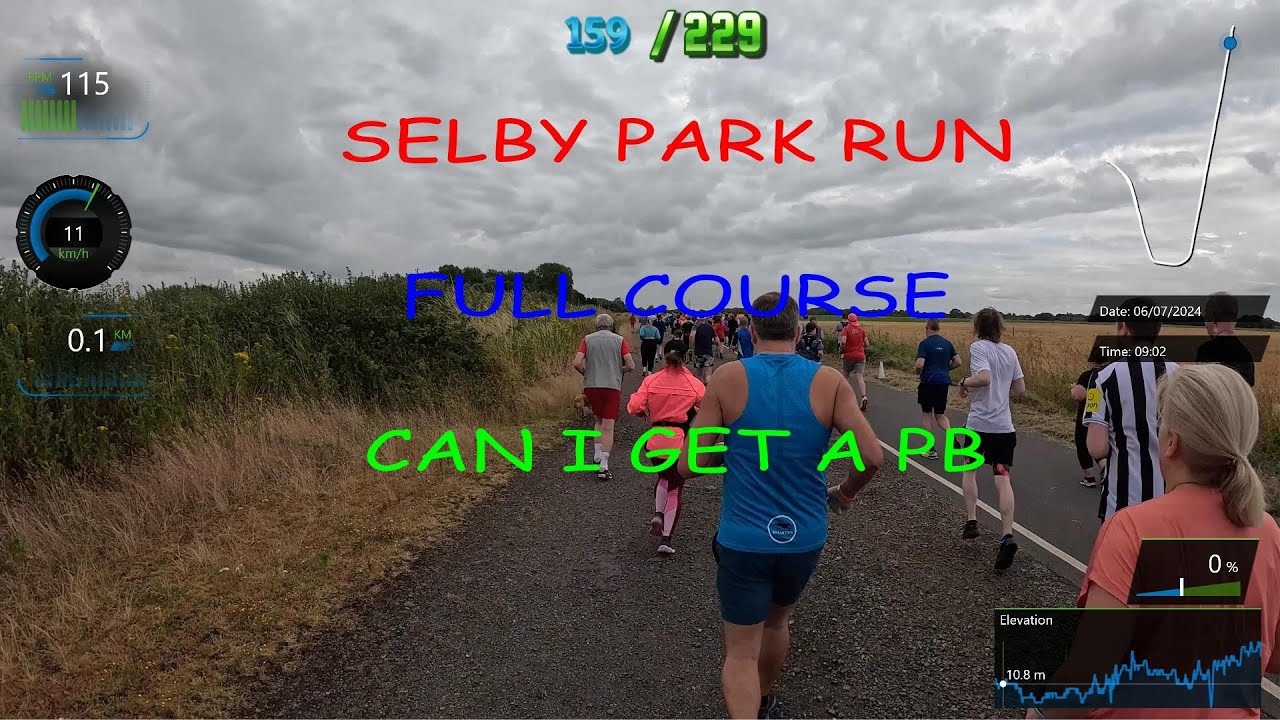 Selby Park Run. Event 267 (Full Run). With more stats.