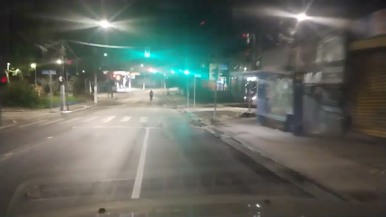 Dirigindo pela zona sul de São Paulo