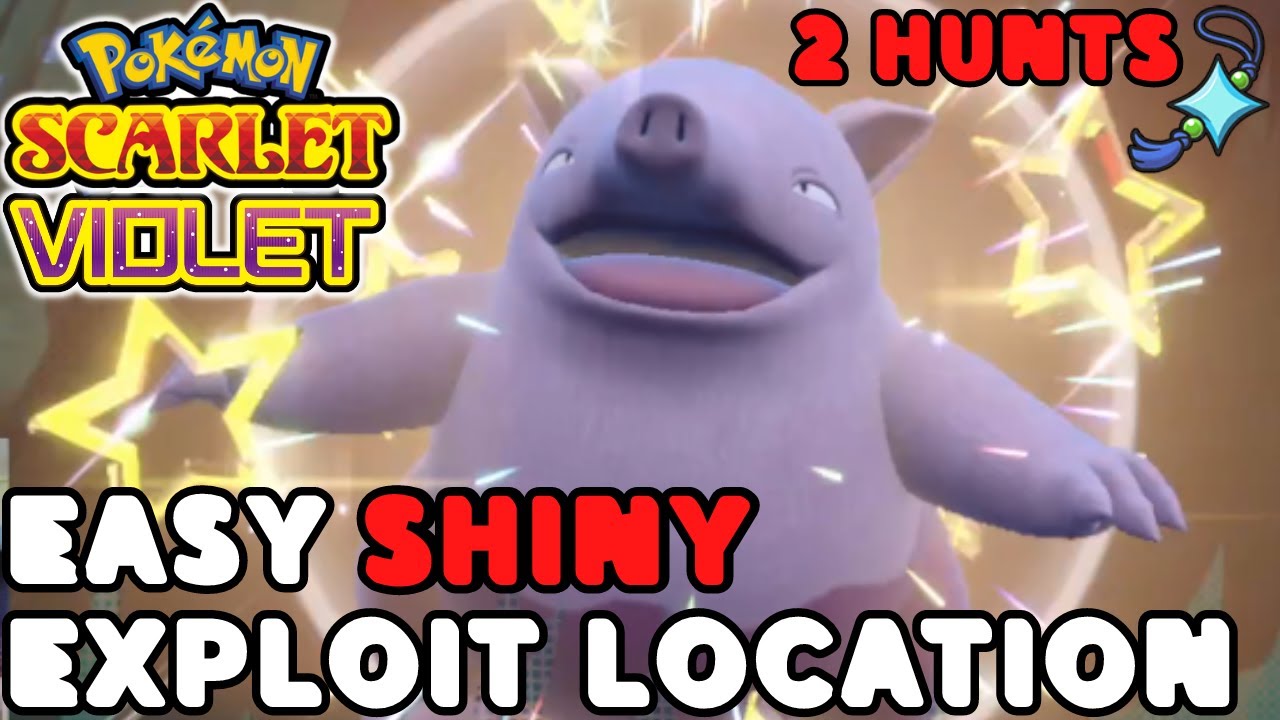 Easy SHINY DROWZEE Exploit Location for Pokemon Scarlet and Violet