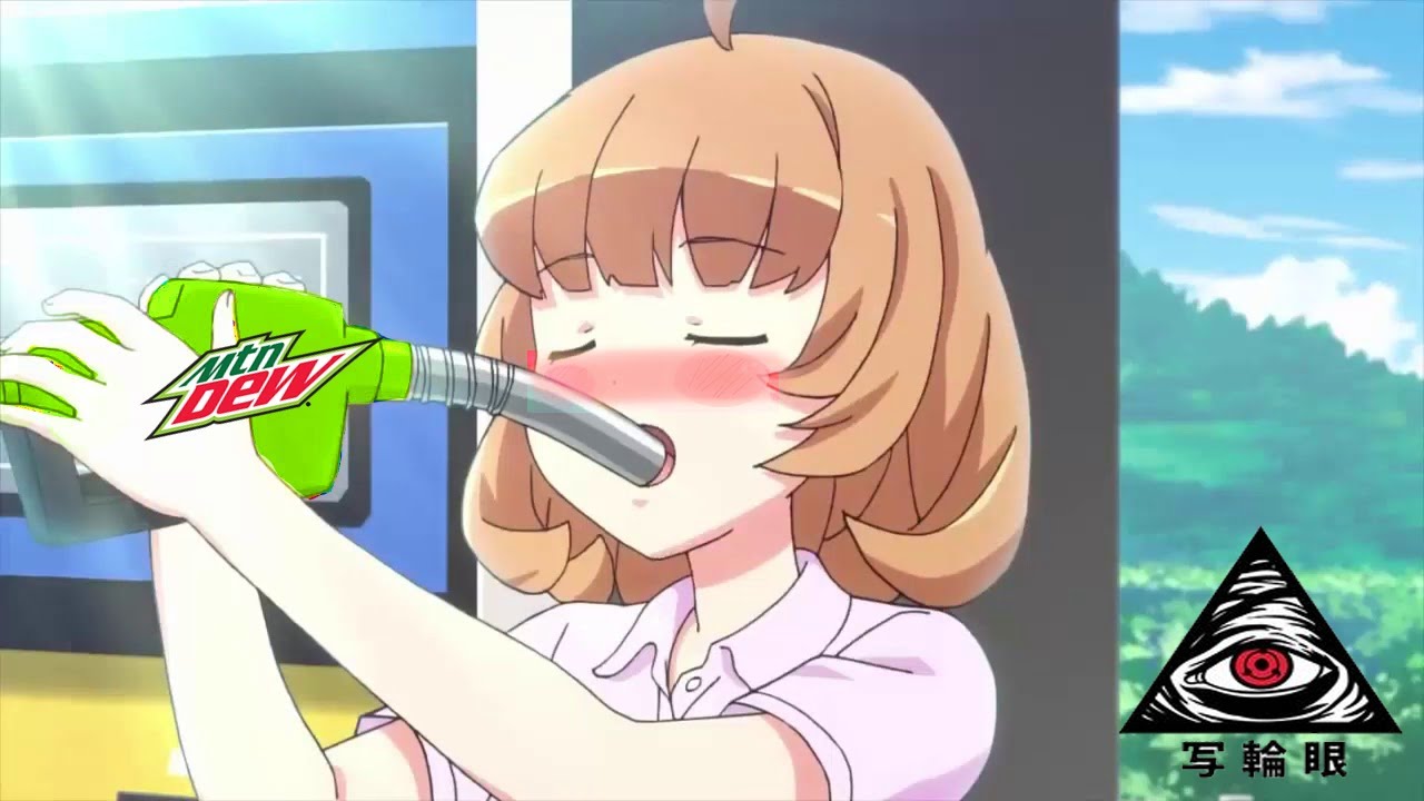 When Anime Girl Drinks Soda | Kawaii Moments Anime Funny Embarrassing