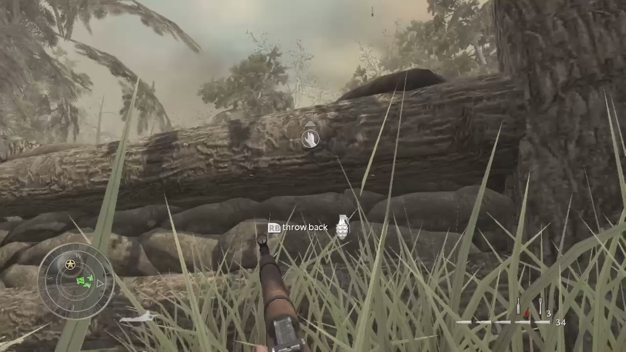 Call of Duty WaW - The great grenade spam (veteran difficulty)