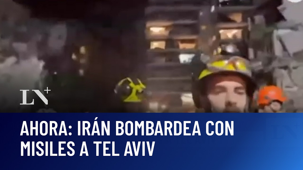 Ahora: Irán bombardea con misiles a Tel Aviv