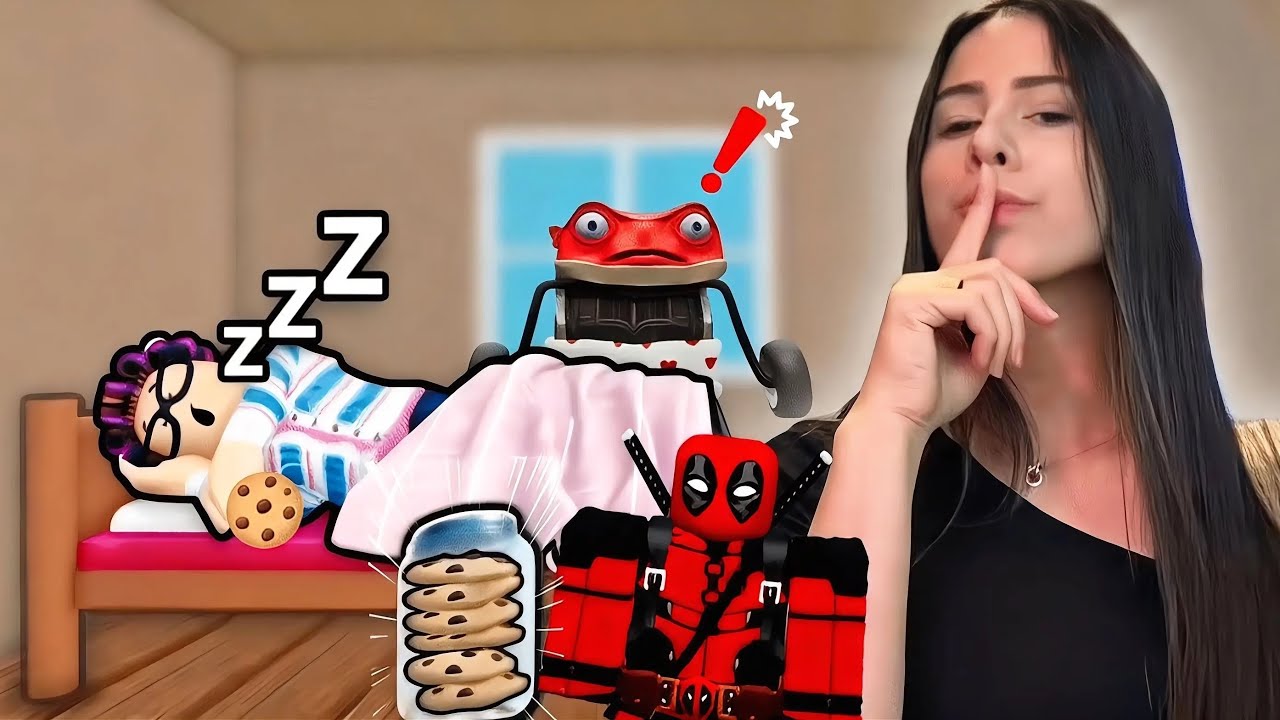 ROUBE OS COOKIE DA VÉIA ENQUANTO ELA DORME… DEU RUIM 😱🍪