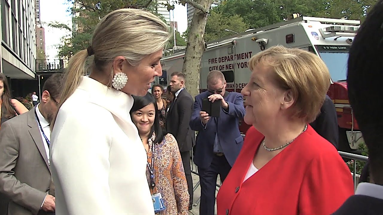 24.09.2019 - Treffen Angela Merkel & Königin Máxima - UNO-Vollversammlung / UN-Klimagipfel