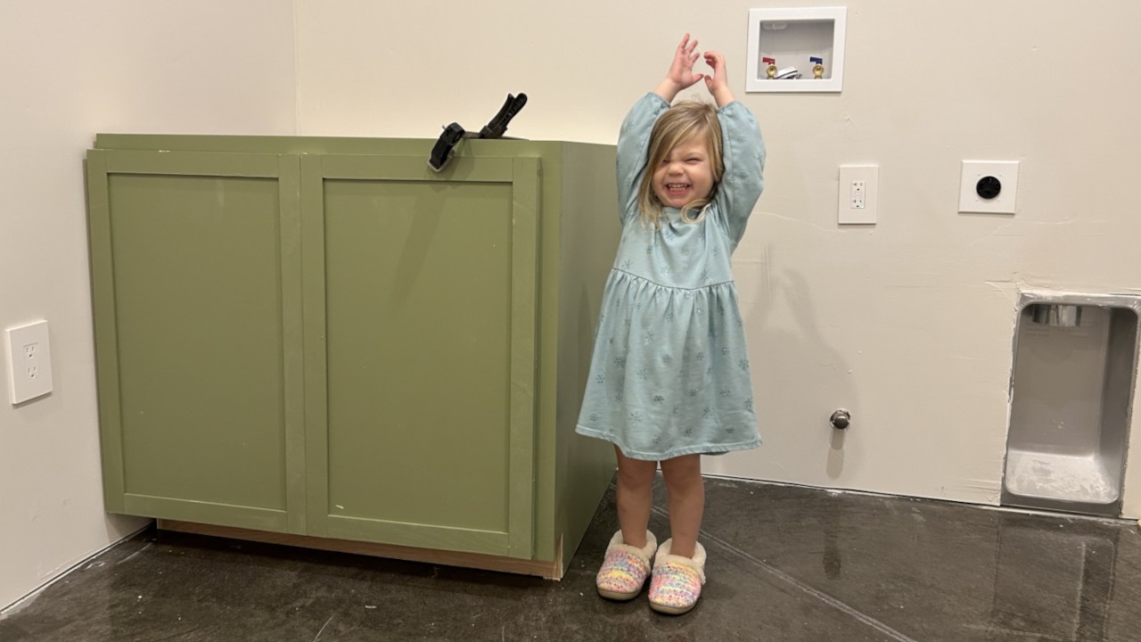Building a Custom Vanity for Our Laundry Room