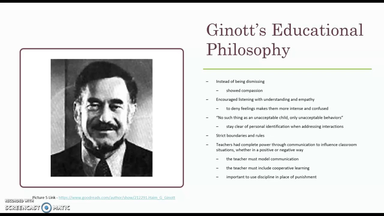 Haim Ginott Presentation