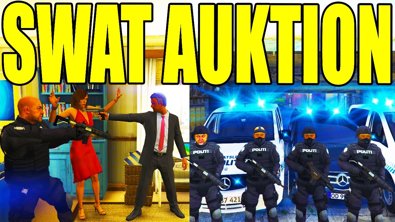 SWAT AUKTION - RØVERI I LEJLIGHED - GTA V LSPD:FR - DANSK POLITI [#120]