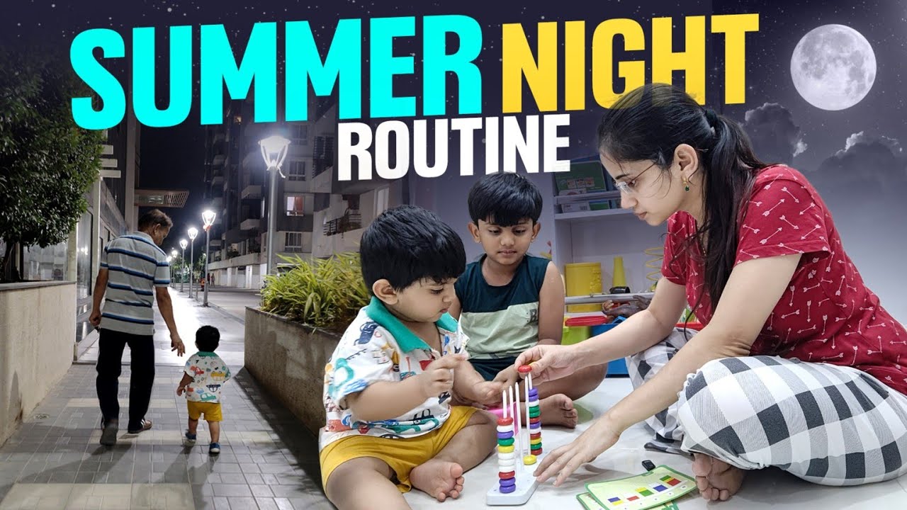 Summer night routine vlog | Best time to play or learn | Cotton kurtis for summer #voiceofvasapitta