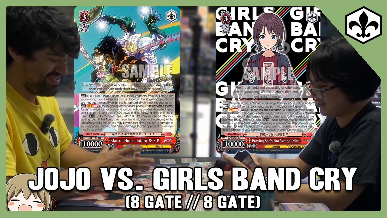 Jojo vs. Girls Band Cry (8 Door) [Геймплей от Weiss Schwarz]