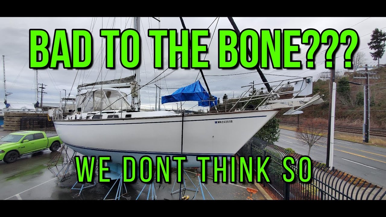 Bad To The Bone? We Don't Think So.  Endeavour 52 Sailboat S 1 Ep 39  DIY Nautical Dream
