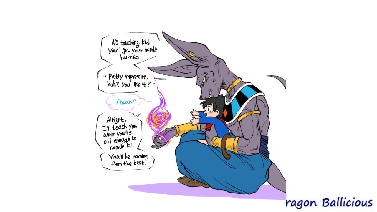 Daddy Beerus || Dragon Ball Funny Comics