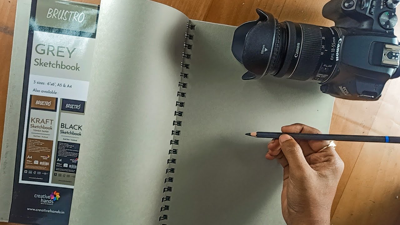 Is gray drawing paper best for beginners artist ? Brustro Gray Drawing paper Review