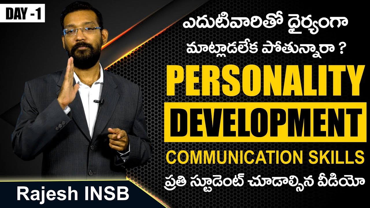 Improve Business Communication Techniques by Rajesh INSB - Personality Development Training Series#1