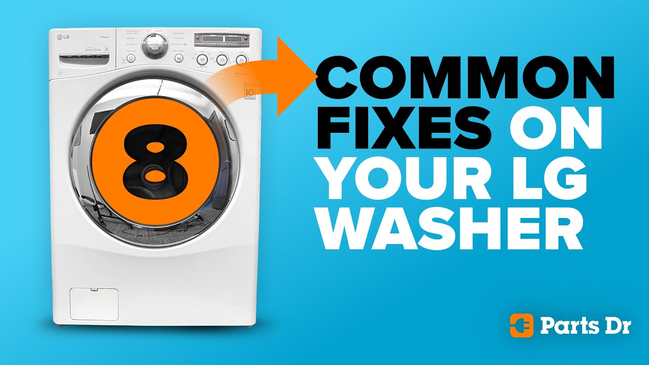 Полная разборка стиральной машины LG Kenmore с фронтальной загрузкой — 8 наиболее часто заменяемы...
