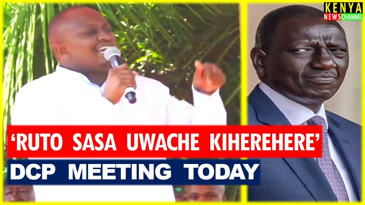 THIS MP IS FEARLESS! Listen what Ngogoyo told Ruto with Gachagua today at DCP Party Meeting
