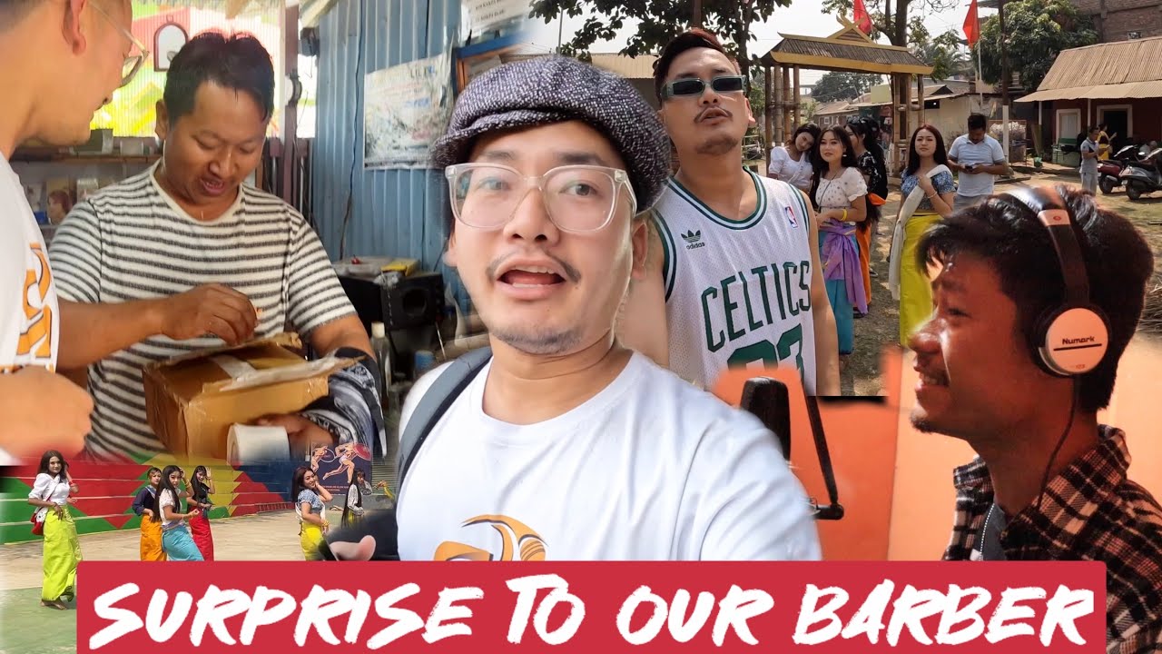 Surprising our Barber || CHAMA CHAMA BTS