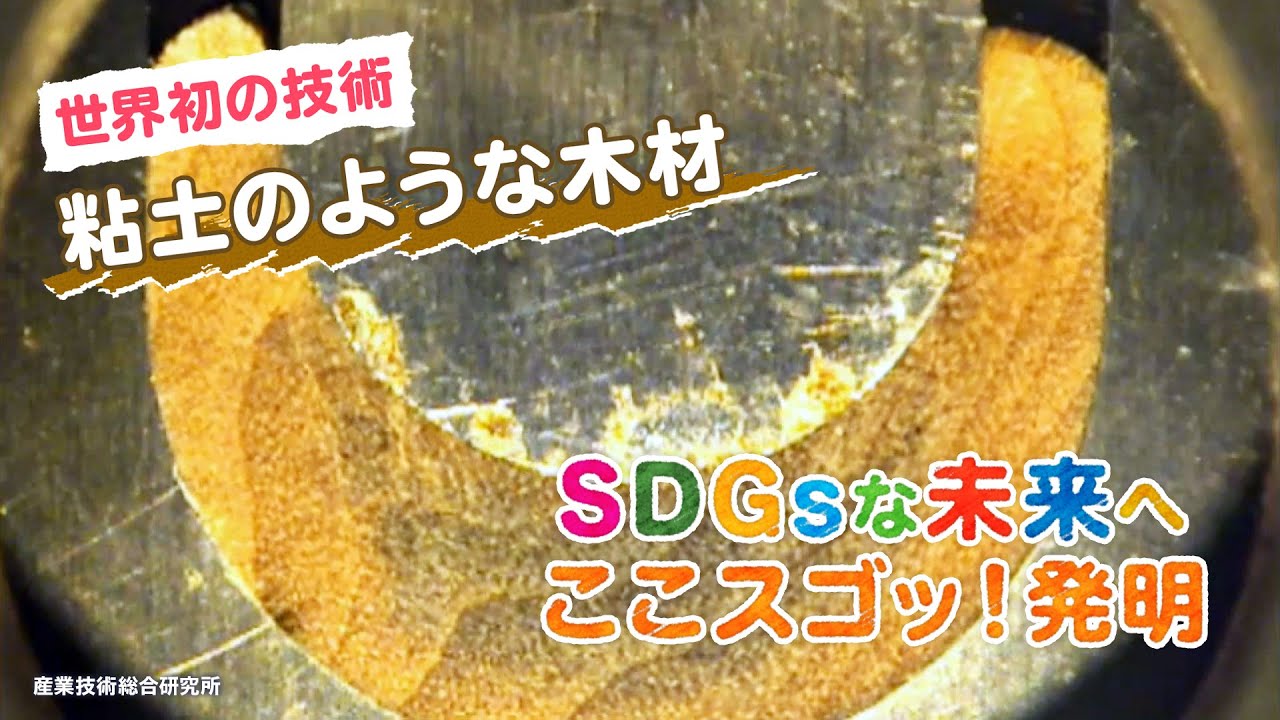 【あさチャン!】木材が粘土のように変形！世界初の