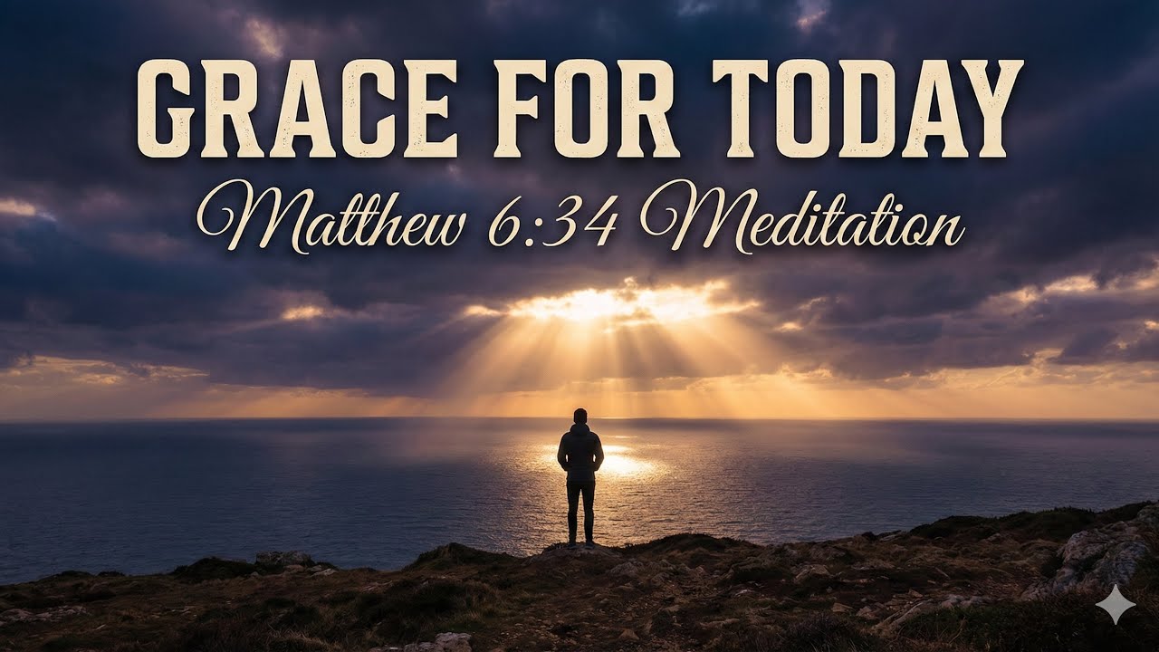 Morning Prayer to Overcome Worry | Matthew 6:34 | Trust God & Find Peace