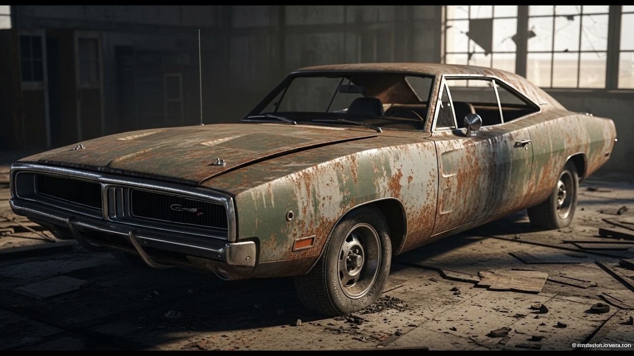 ASMR Car Restoration! 1970 Dodge Charger Full Restoration Disrepair to New