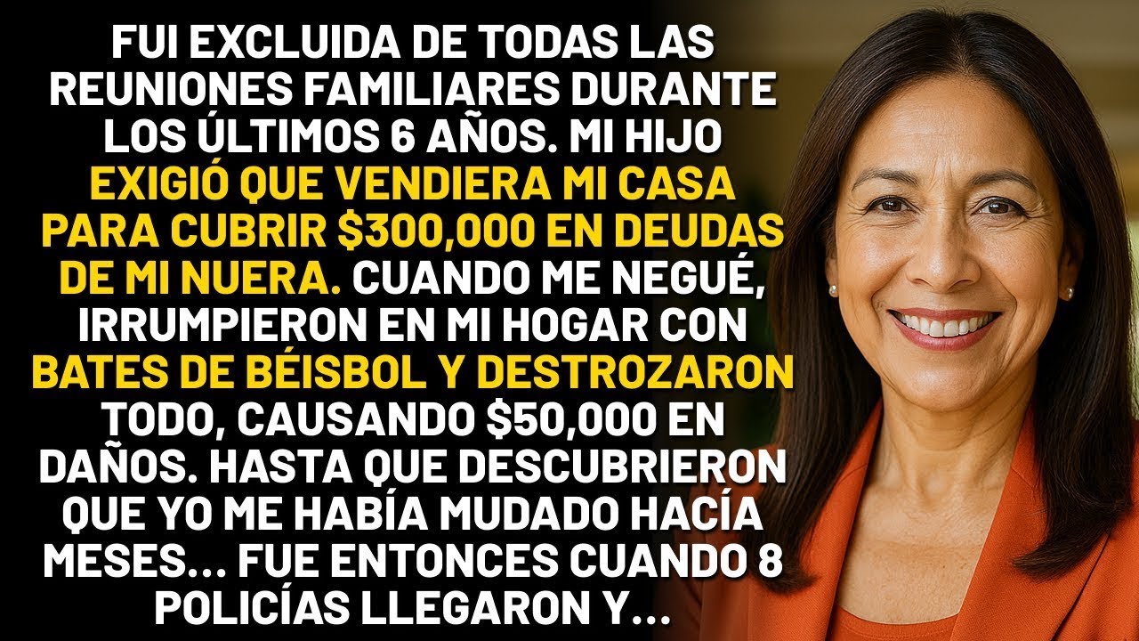 Fui excluida de todas las reuniones familiares durante los últimos 6 años  Luego, mi hijo