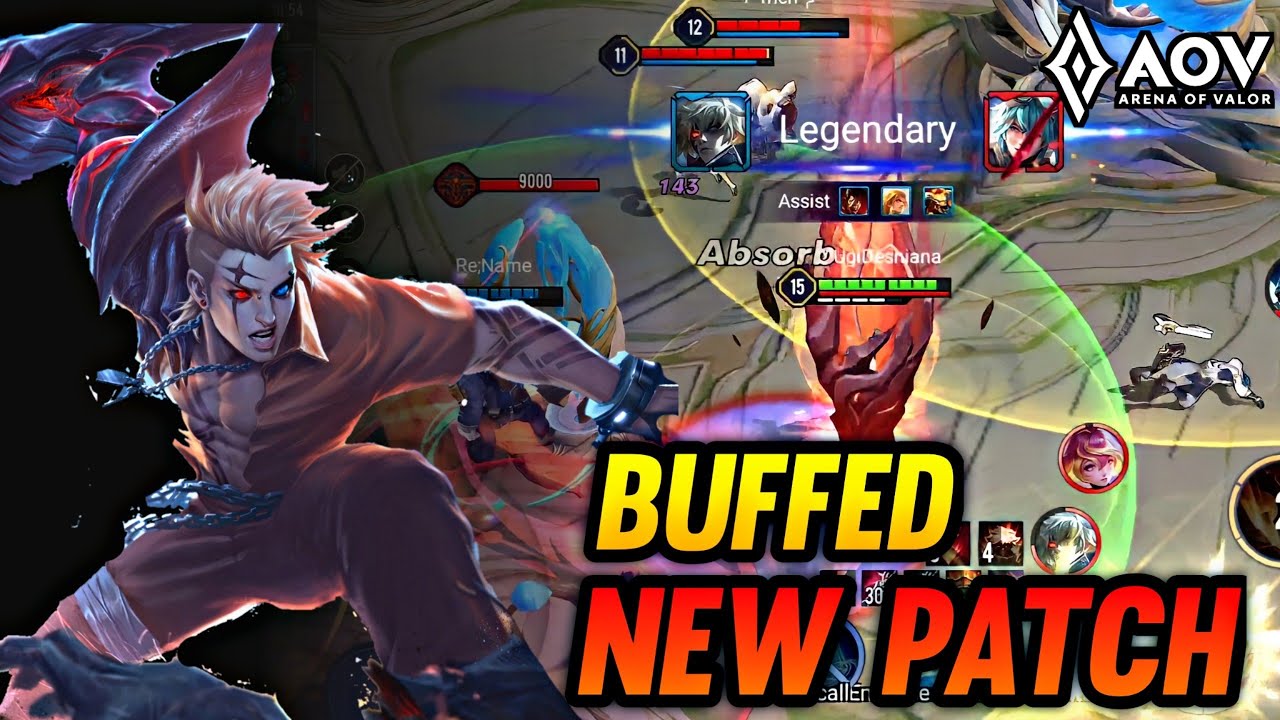 AoV : ERROL BUFFED NEW PATCH - ARENA OF VALOR