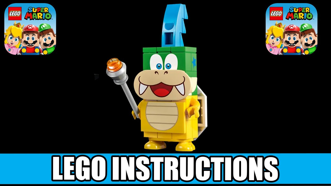 How To Build LEGO Larry Instructions From Super Mario Set 71427 - Larry's and Morton&rsquo;s Airships