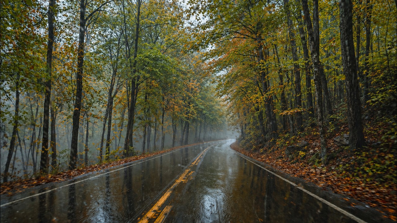 An Unexpectedly Calm Drive Through the Forest
