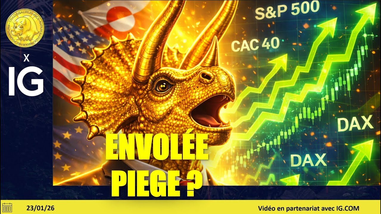 Trading SP500, NASDAQ100, CAC40 ...  (23/01/26):  ENVOLÉE PIEGE ?