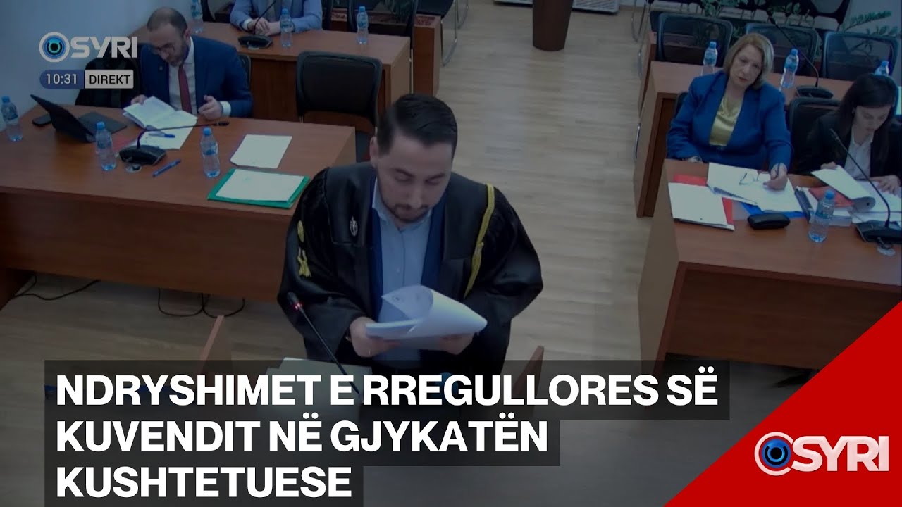 Ndryshimet e rregullores së Kuvendit në Gjykatën Kushtetuese