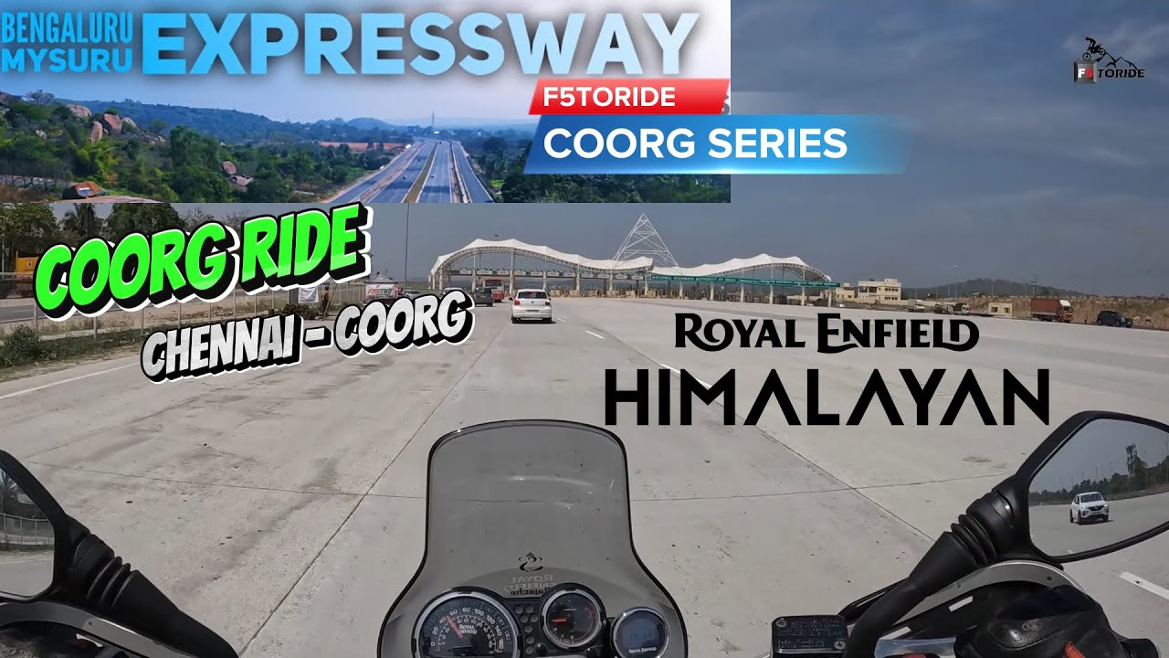 Chennai to Coorg (Madikeri) - Day 1 Bike Ride | 600 kms | Royal Enfield Himalayan | Tamil | F5ToRide
