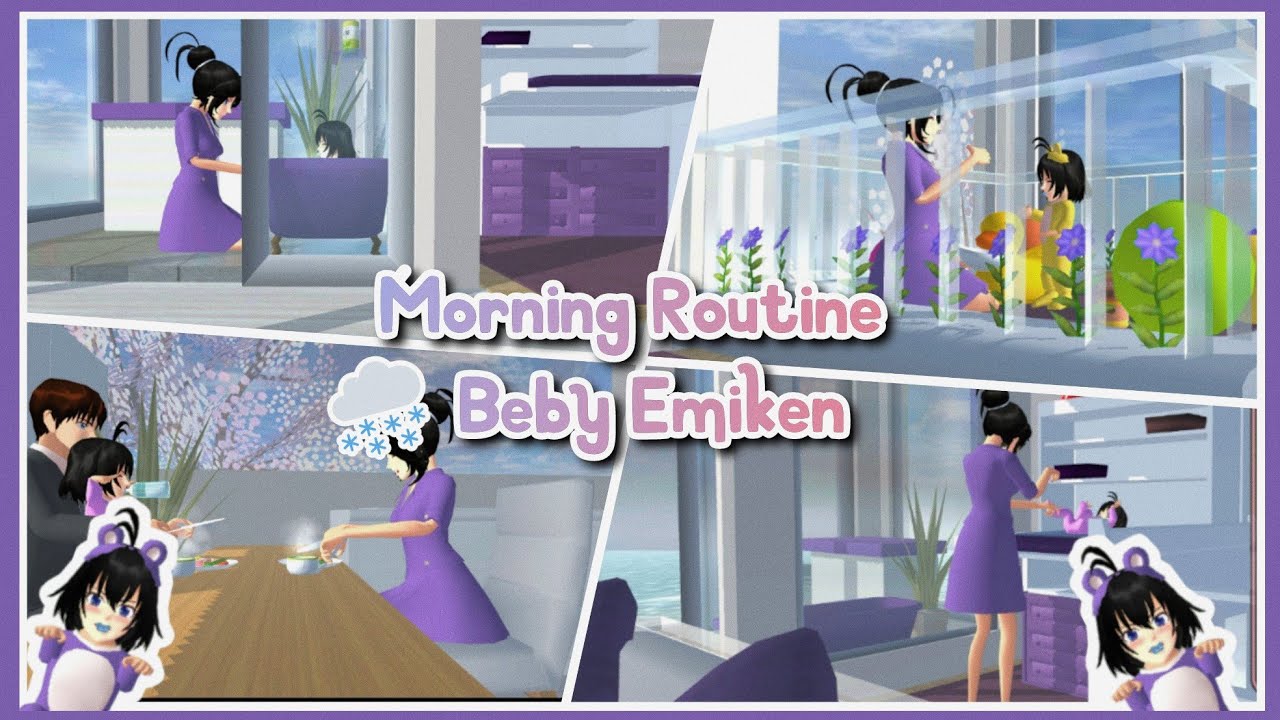 🌼 Morning Routine With Baby Emiken||Emica Jadi Mama Muda?🙀