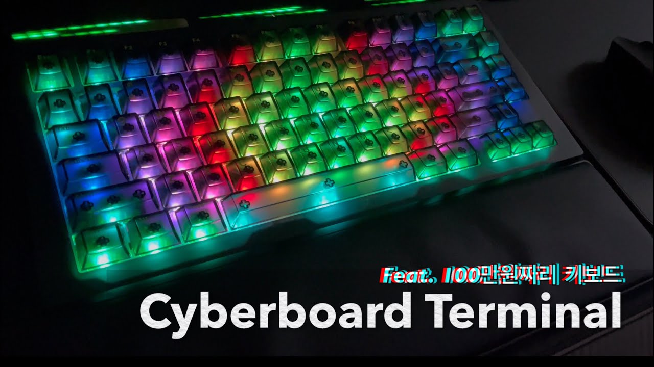 사이버보드 터미널 사용기 Feat. 사이버보드의 모든것 1부 #angrymiao #cyberboard #커스텀키보드