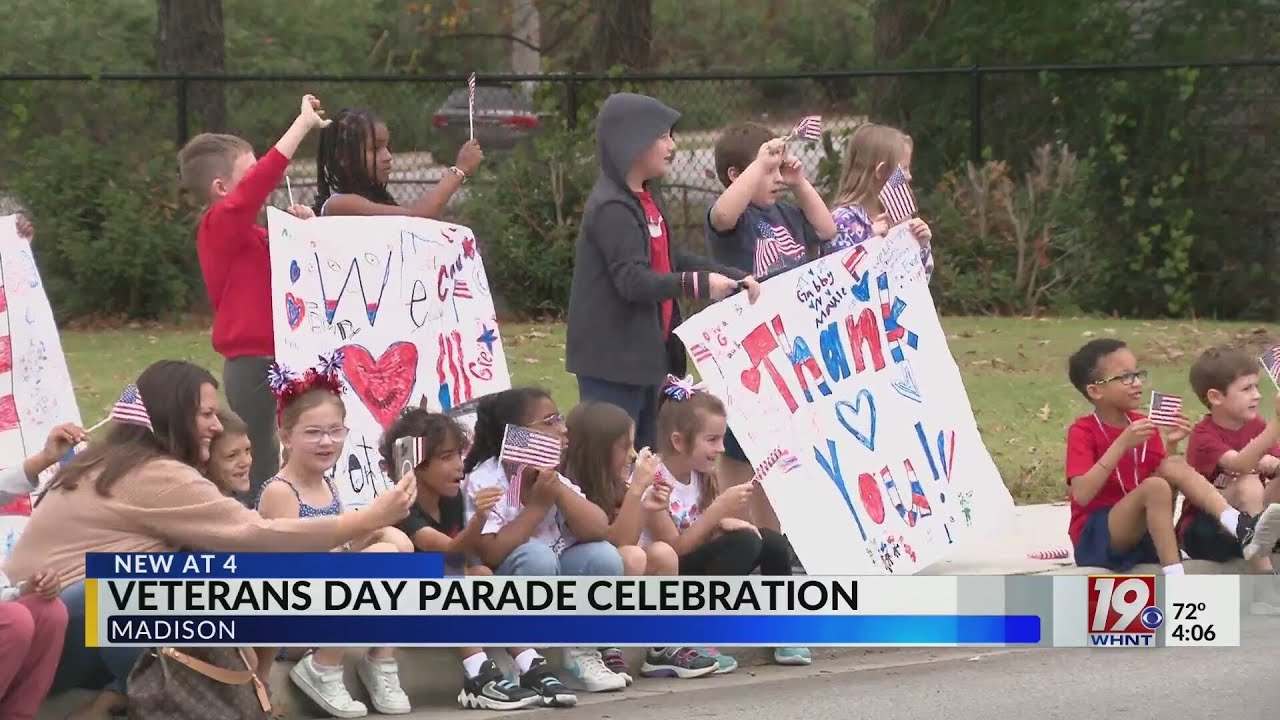 Veterans Day Parade Celebration at Midtown Elementary | Nov. 8, 2024 | News 19 at 4 p.m.
