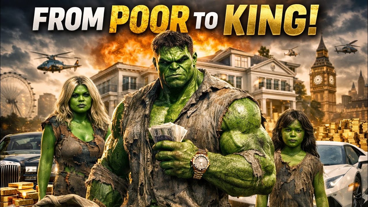 Poor Hulk Became King of UK 😱 | Emotional Hulk Story | AI Cinematic Movie