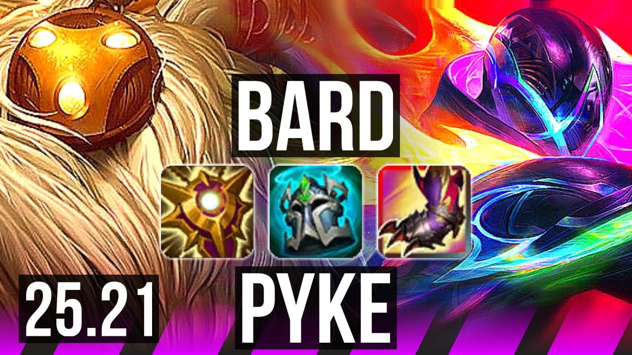 BARD & Corki vs PYKE & Ezreal (SUP) | 3/1/21 | KR Master | 25.21