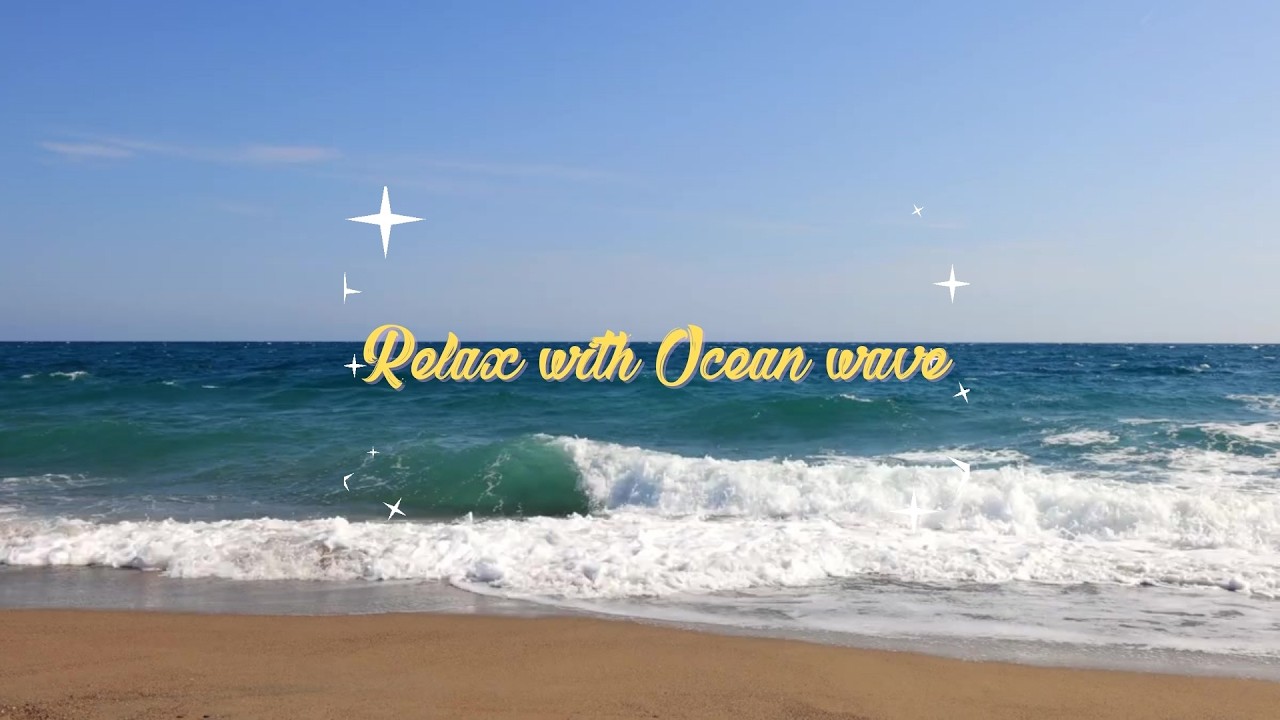 Beach Day Vibes: Calm Waves for Stress Relief & Meditation
