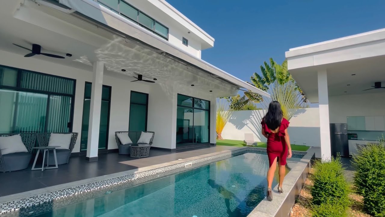 EP 110 MODERN STYLE 4 BED VILLA WITH AMAZING VIEW HUAHIN THAILAND